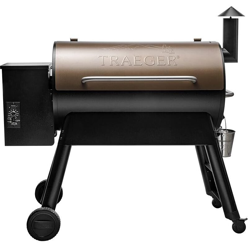Traeger Pro 34 Electric Wood Pellet Grill and Smoker - Ultimate 6-in-1 Cooking Machine