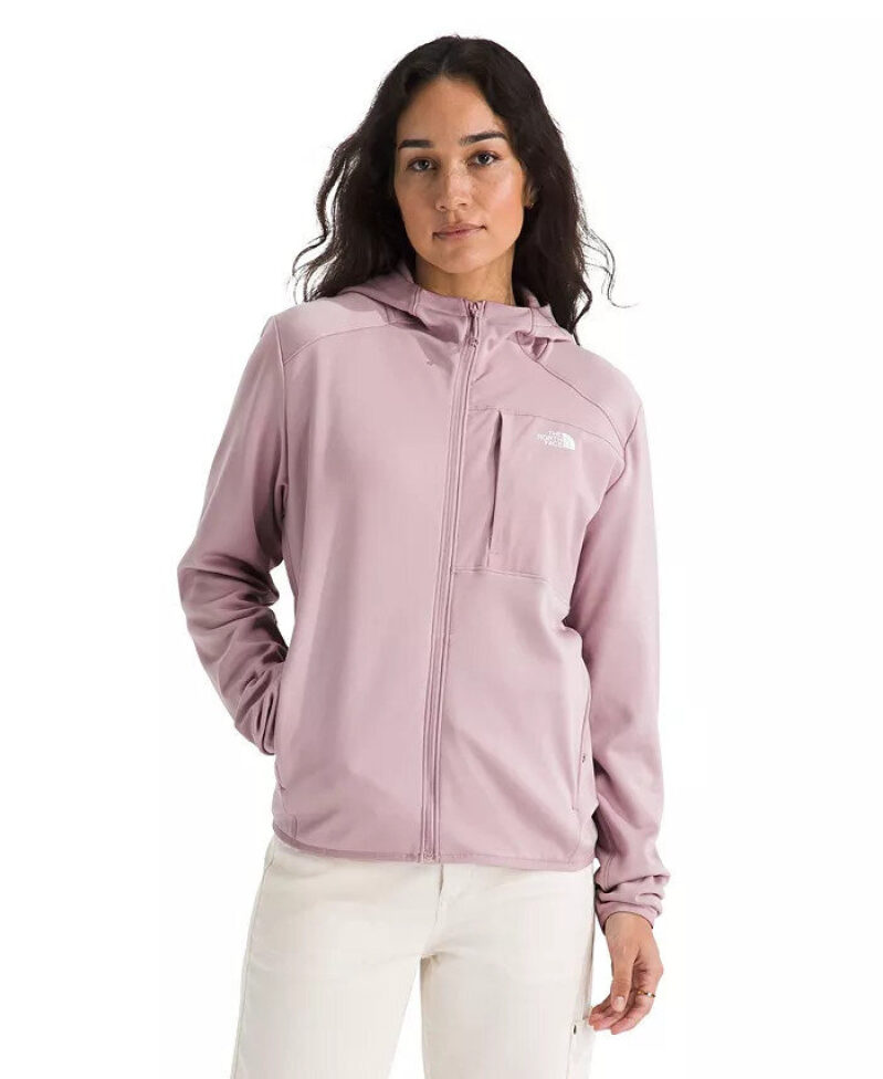 The North Face Women's Fleece Hooded Open Jacket - Multicolor