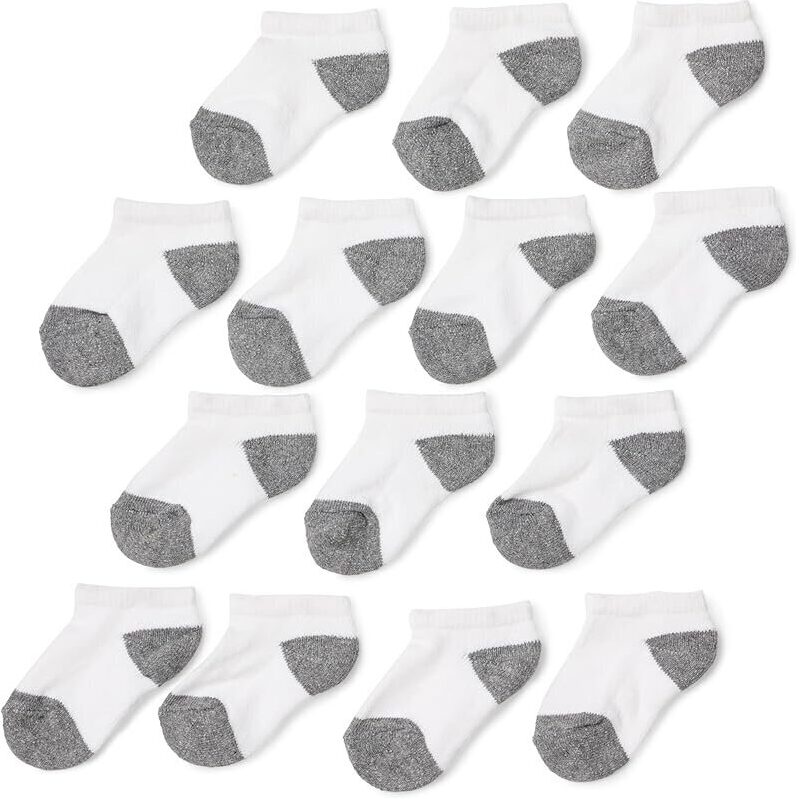 Amazon Essentials Kids and Toddlers Cotton Low Cut Socks - Durable and Comfortable
