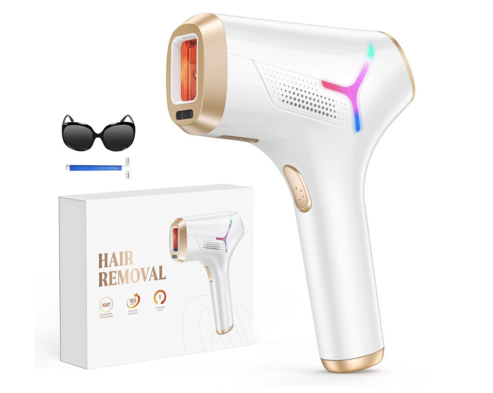 Affordable Laser IPL Home Hair Removal Device - 80% Hair Reduction!