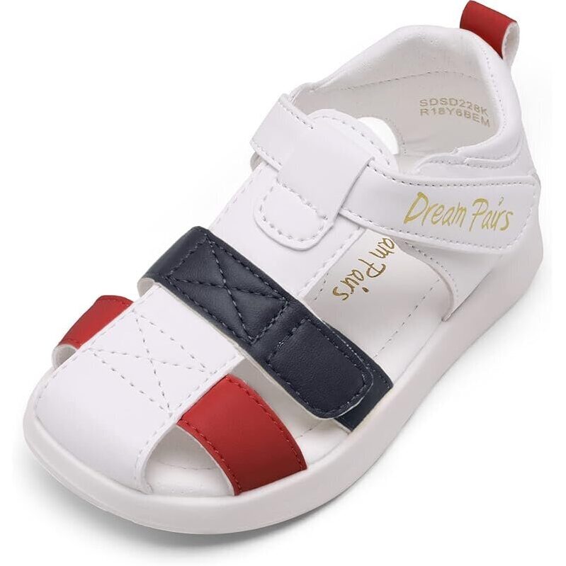DREAM PAIRS Toddler Closed-Toe Summer Dress Sandals Shoes