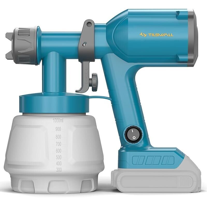 Powerful Cordless 600ml Paint Sprayer for Dewalt 20V Batteries