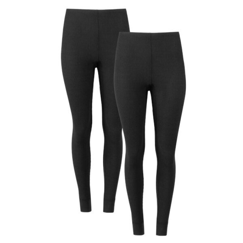 Affordable Fruit of the Loom Women's Recycled Waffle Thermal Bottoms 2-Pack
