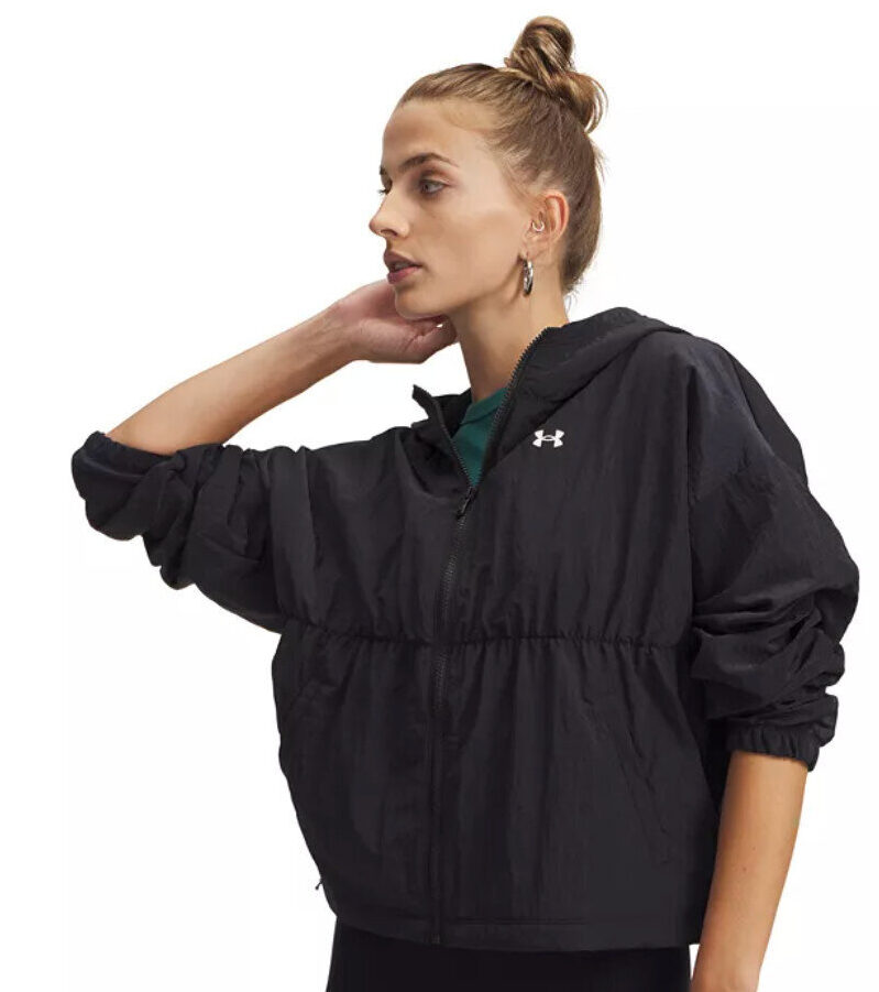 Under Armour Rival Woven Bungee Women's Hooded Jacket - Perfect for Active Lifestyles