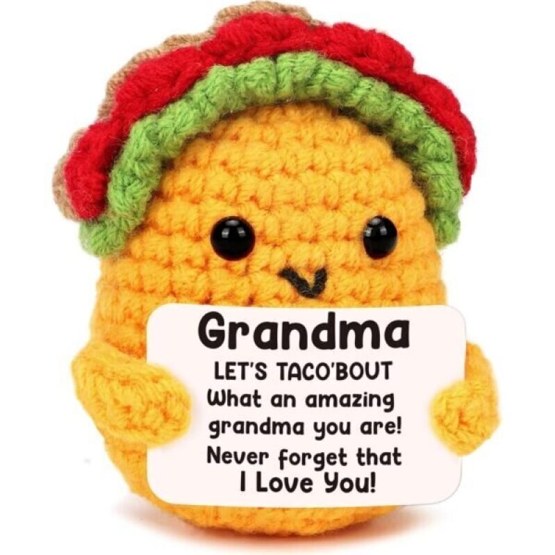 Handmade Crochet Taco for Grandma - Perfect Mothers Day Gift