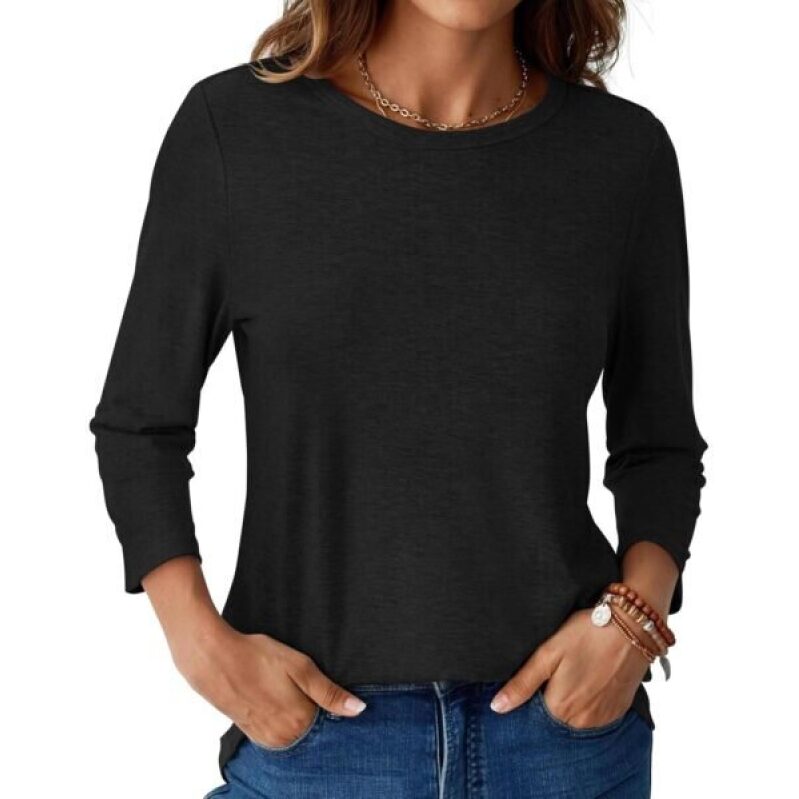 GBK Womens 3/4 Sleeve Casual Blouses - 59% Off