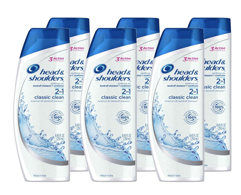 Head & Shoulders Classic Clean Shampoo & Conditioner 6-Pack Deal