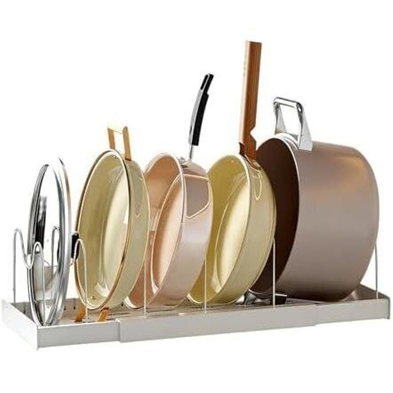 Expandable Pot Rack - Save Space & Organize Kitchenware