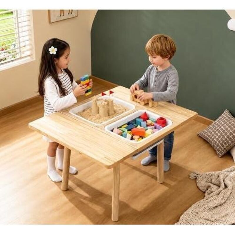 Discounted Foldable Solid Pine Desk with Storage - Ideal for Kids