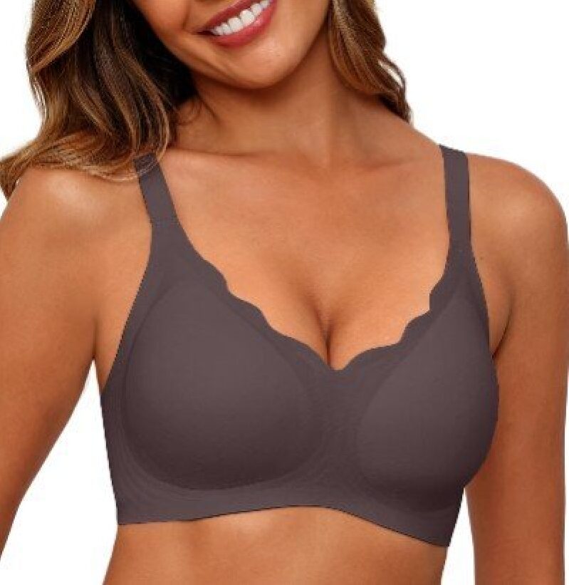 SHIJIALI Wireless Padded Bra - Comfortable and Supportive