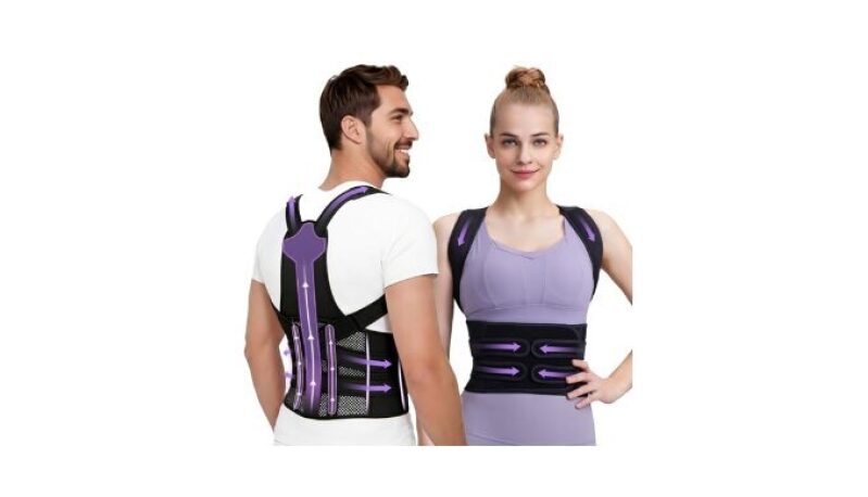 Adjustable Back Support Brace for Effective Posture Correction