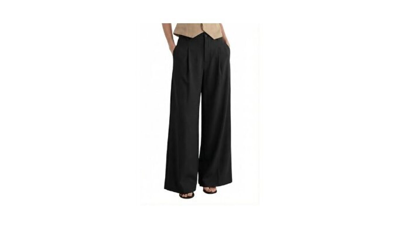 Arach&Cloz Wide Leg Dress Pants - Business Casual for Women