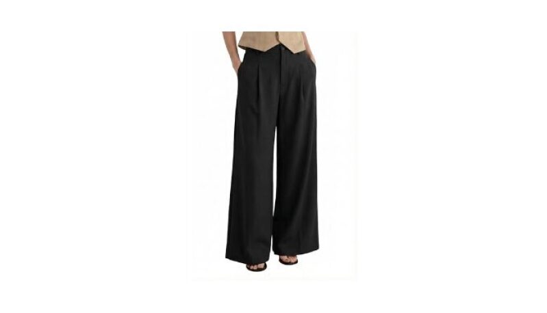 Arach&Cloz Wide Leg Dress Pants - Business Casual for Women