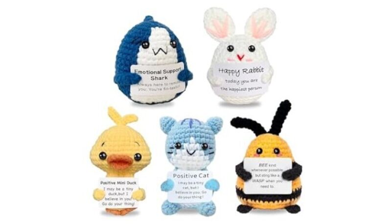 Positive Animals Emotional Support Mini Plushies - 50% Off