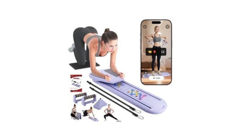 Plymax Pilates Board: 6-in-1 Multifunction Reformer for Home Workouts
