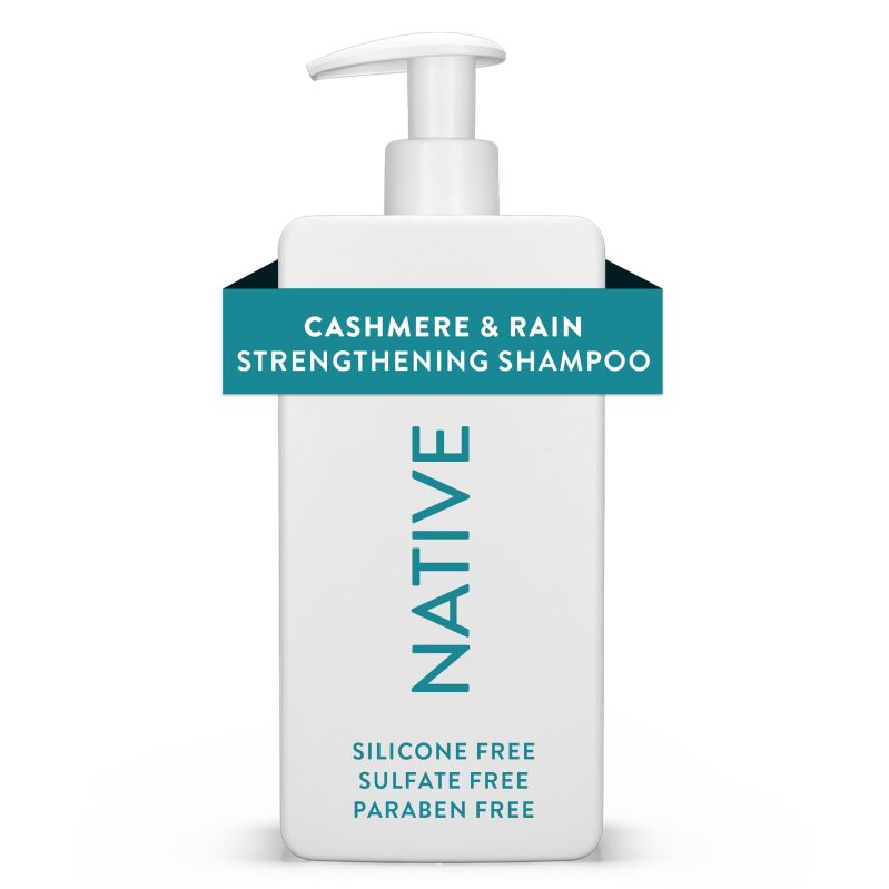 Native Strengthening Shampoo Cashmere & Rain 16.5oz - Sulfate-Free Hair Care