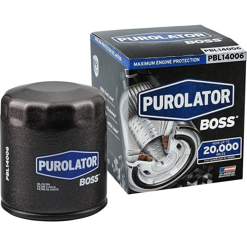 Purolator BOSS Oil Filter: Maximum Engine Protection for Up to 20,000 Miles