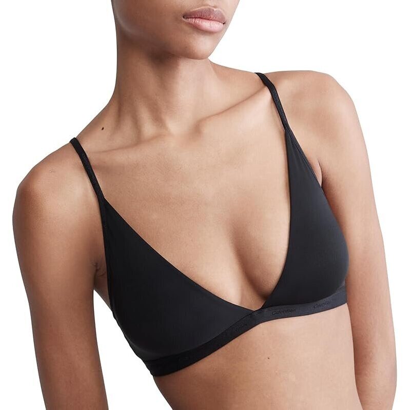 Calvin Klein Form to Body Lightly Lined Triangle Bralette - Ultimate Comfort