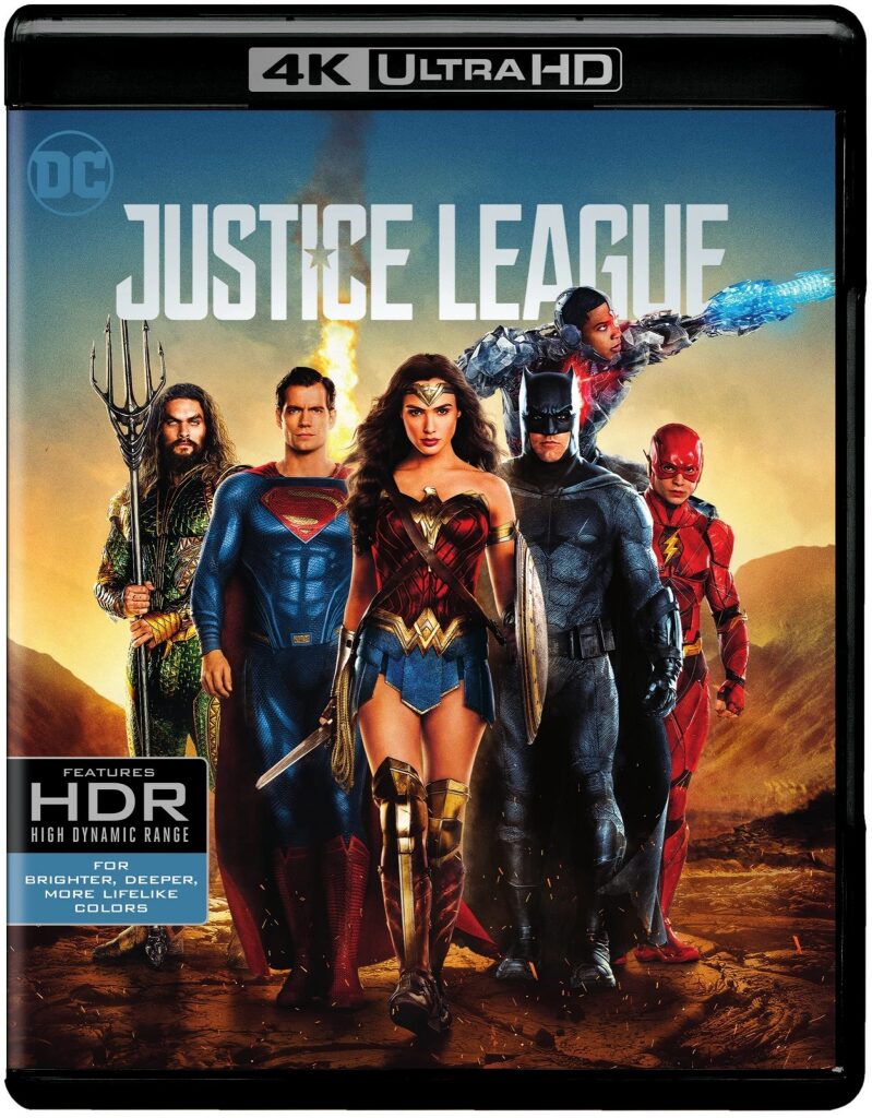 Justice League 4K Ultra HD Blu-ray - Cinematic Marvel