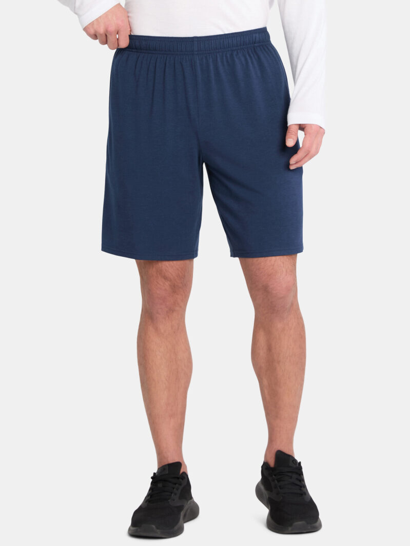 Athletic Works Men's and Big Men's Tri-Blend Active Shorts - Ultimate Comfort