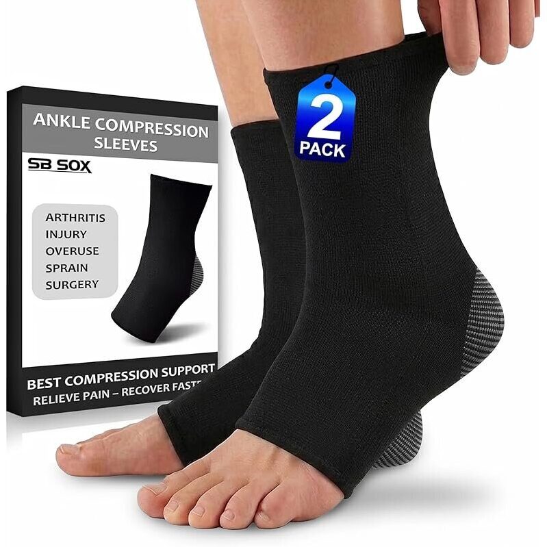 SB SOX Ankle Compression Sleeves: All-Day Pain Relief & Support