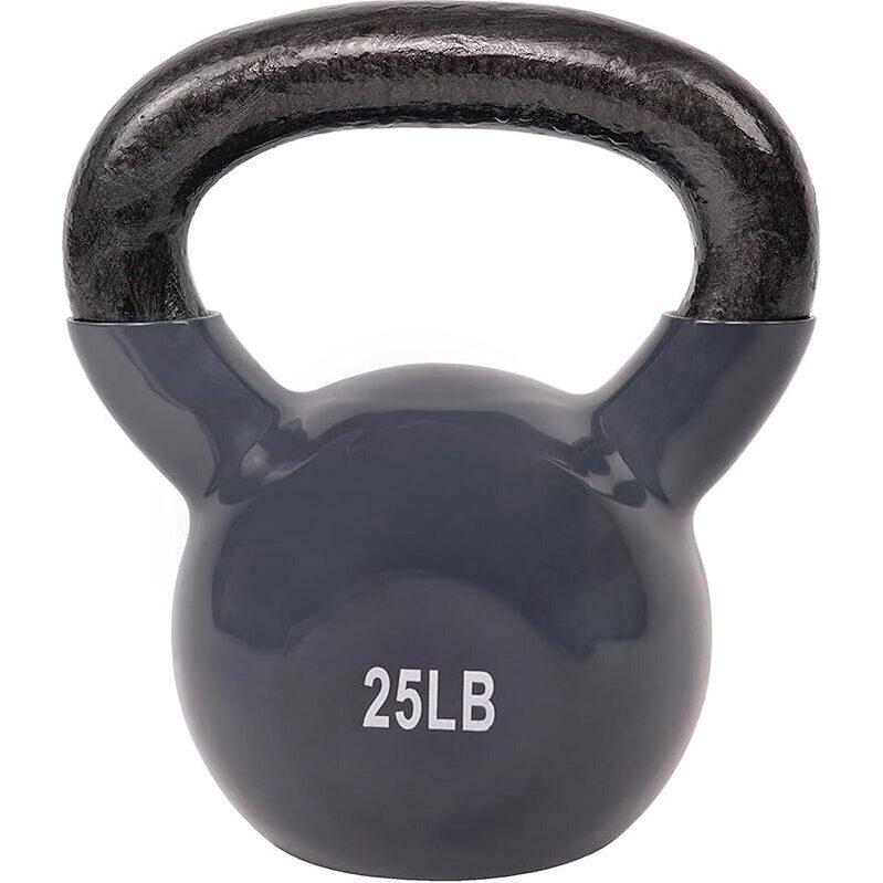 25lb Vinyl Coated Kettlebell for Home Gyms