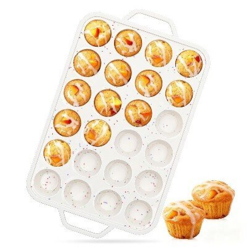 24-Cup Mini Silicone Muffin Pans