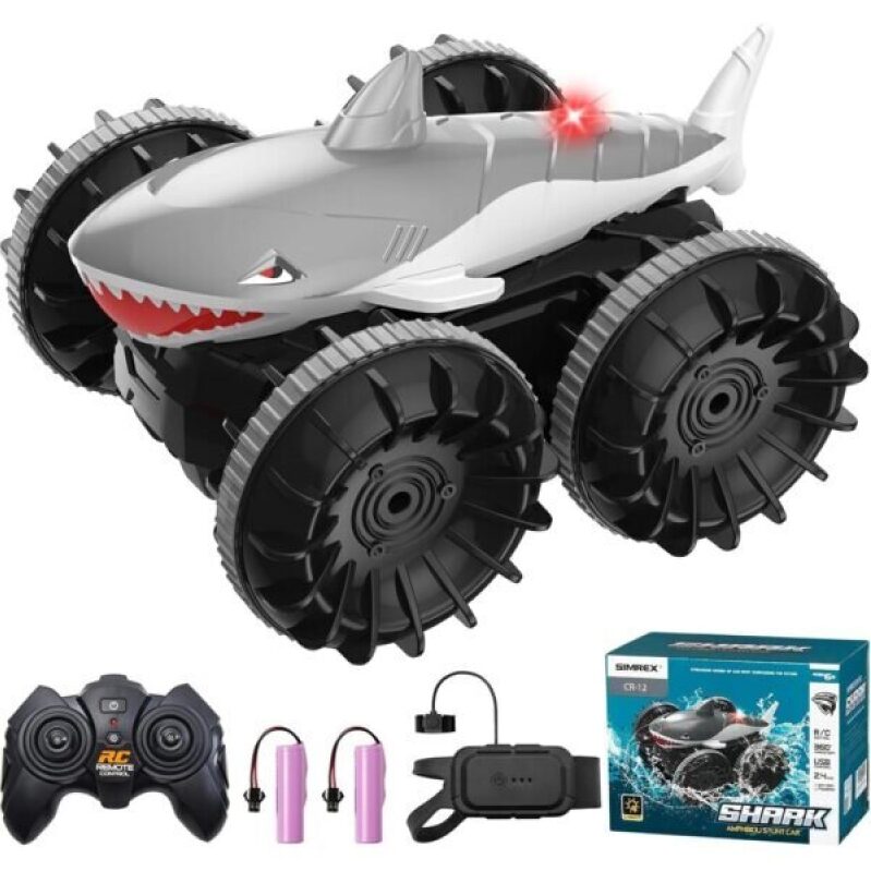 50% Off Shark Amphibious RC Car: Ultimate Adventure Toy