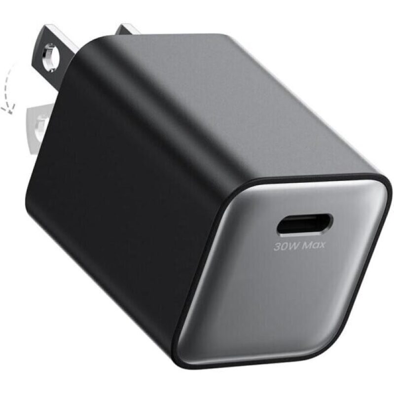 30W Compact Wall Charger - USB C Charger Block with GaN III Tech