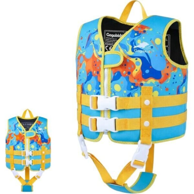Adjustable Buoyancy Swimming Vest for Toddlers & Kids, Safe Floatation Aid