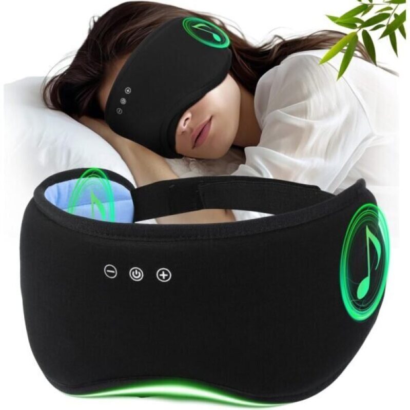 Sleep Headphones with Bluetooth 5.4 Sleep Mask - Ideal for Travel and Relaxation