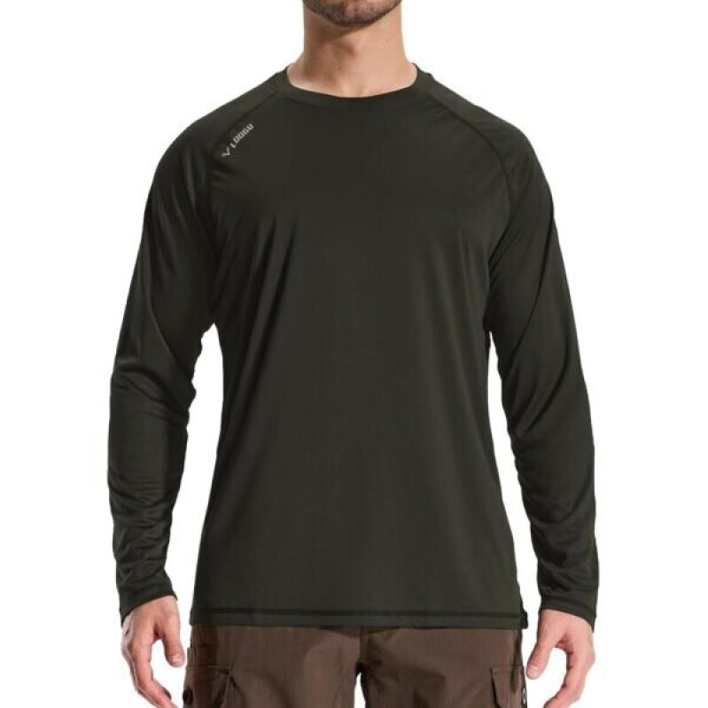 LOOGU Men's UPF 50+ UV Sun Protection Long Sleeve Shirt - 50% Off