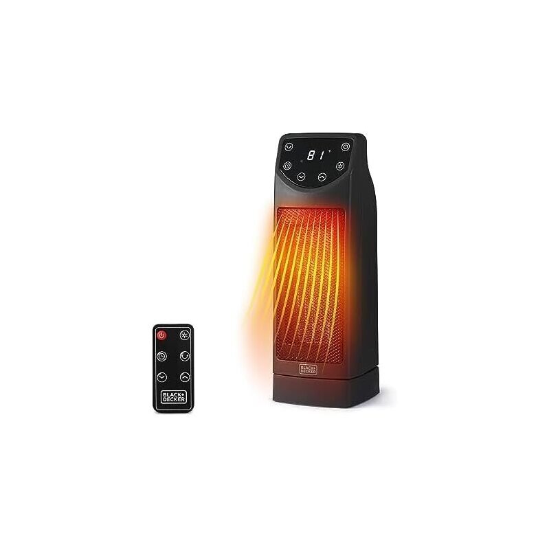Black+Decker Oscillating Space Heater 1500W - Affordable Indoor Heating