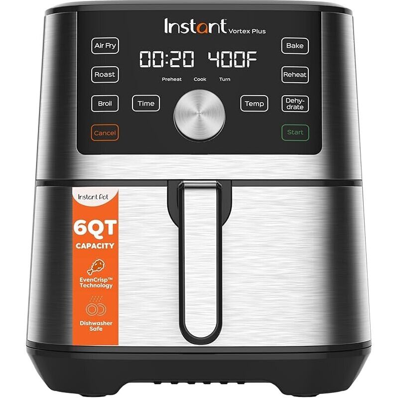 Versatile 6QT Vortex Plus Air Fryer: 6 Cooking Functions in One