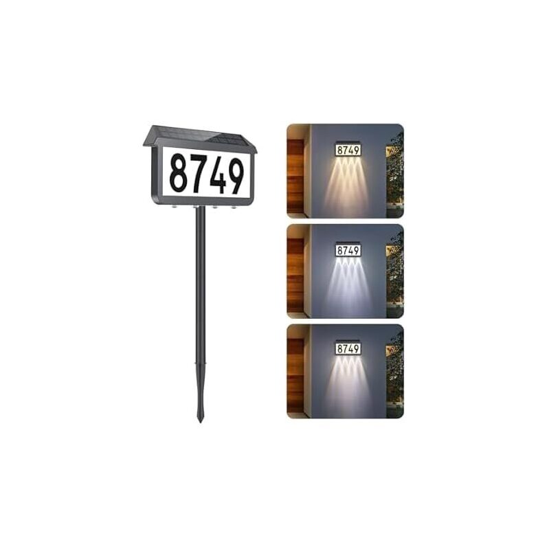 Brightever Solar Address Signs: Eco-Friendly, Easy-to-Install, Durable