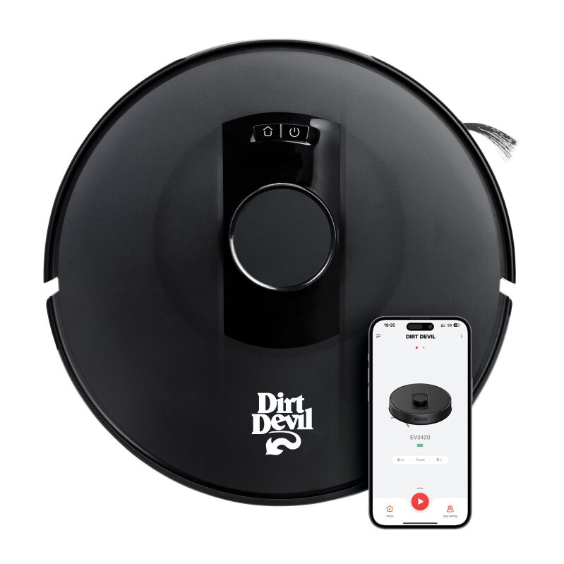 Dirt Devil EV3420 Lidar Robot Vacuum - Open-Box, Smart Cleaning