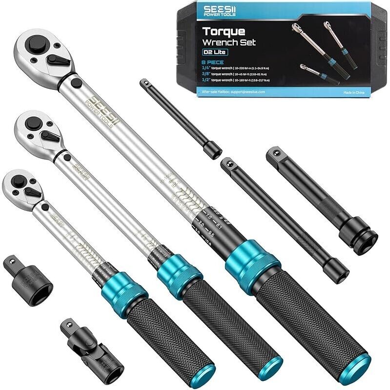 Precision Torque Wrench Set - 8 Piece Deal