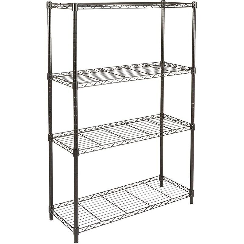 Amazon Basics 4-Shelf Steel Wire Rack - Affordable Storage Solution