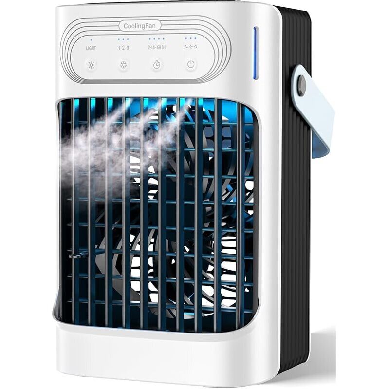 800ml Portable Air Conditioner Cooling Fan - Beat the Heat Anywhere