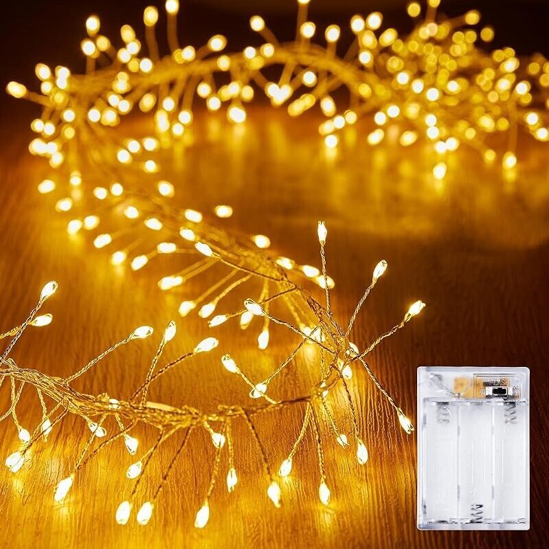 Brightown Fairy Lights: Battery Operated 10Ft String Lights with 120 LED Beads