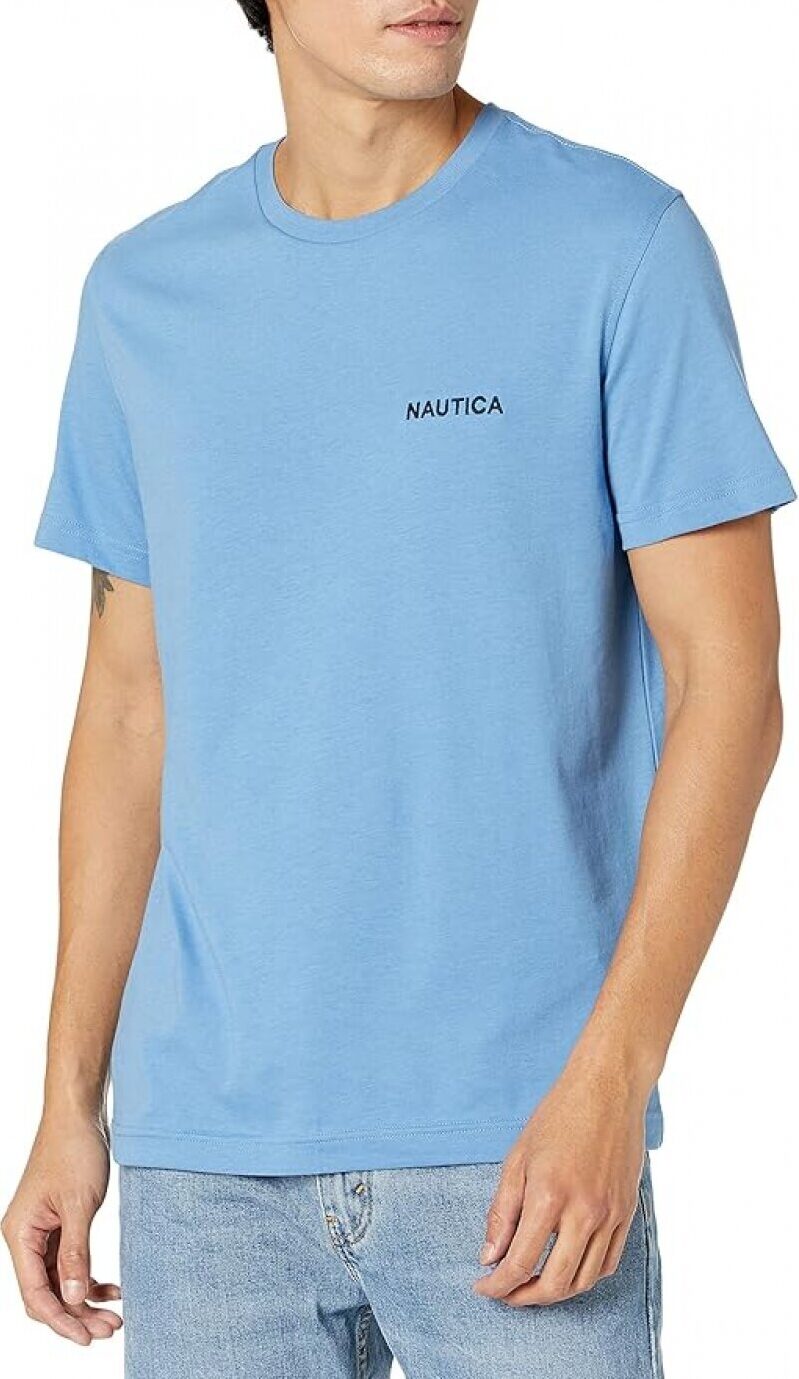 Nautica Men's Short Sleeve Solid Crew Neck T-Shirt - 58% Off