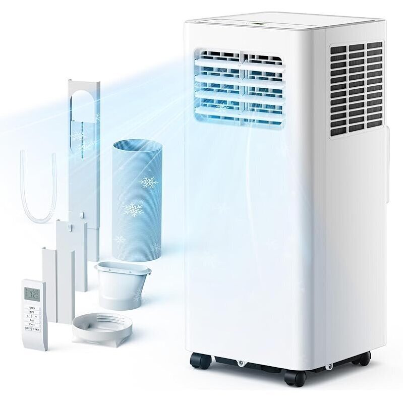 EUHOMY 8000 BTU Portable Air Conditioner for Efficient Cooling - Up to 350 Sq.Ft