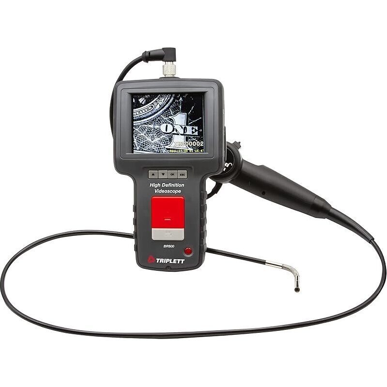 Triplett BR500 HD Articulating Videoscope with Camera and Display