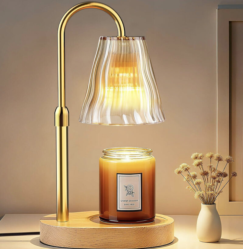 Safety-First Aroma Candle Lamp - Prime Deal!
