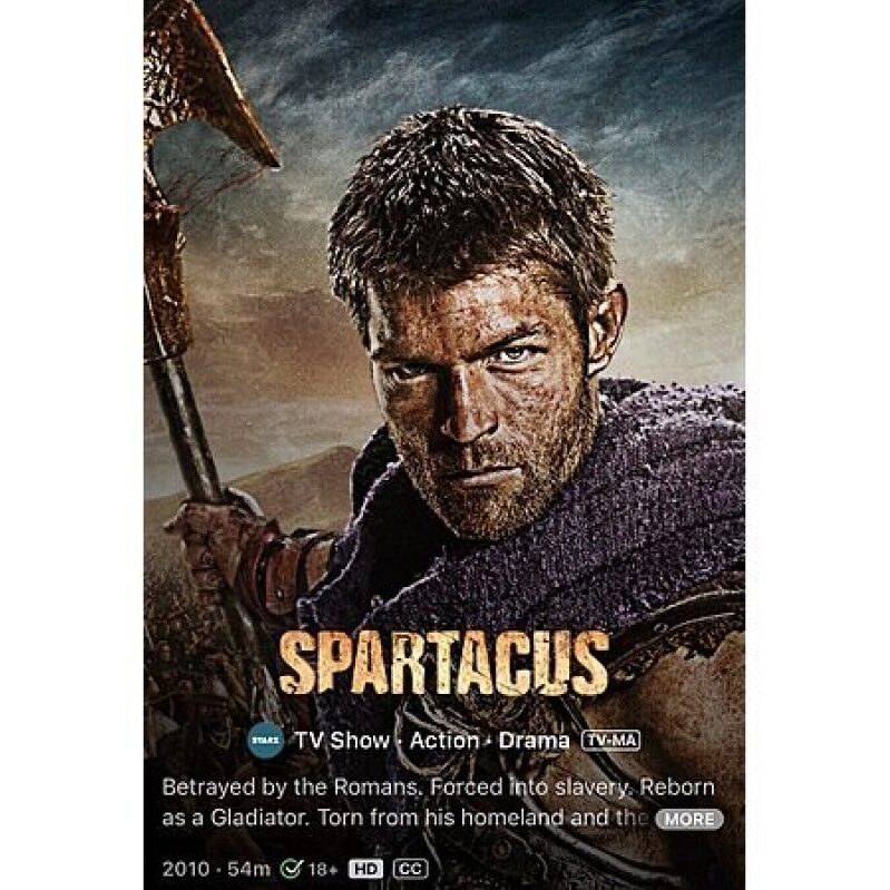 Spartacus: Digital HD TV Complete Series on Sale