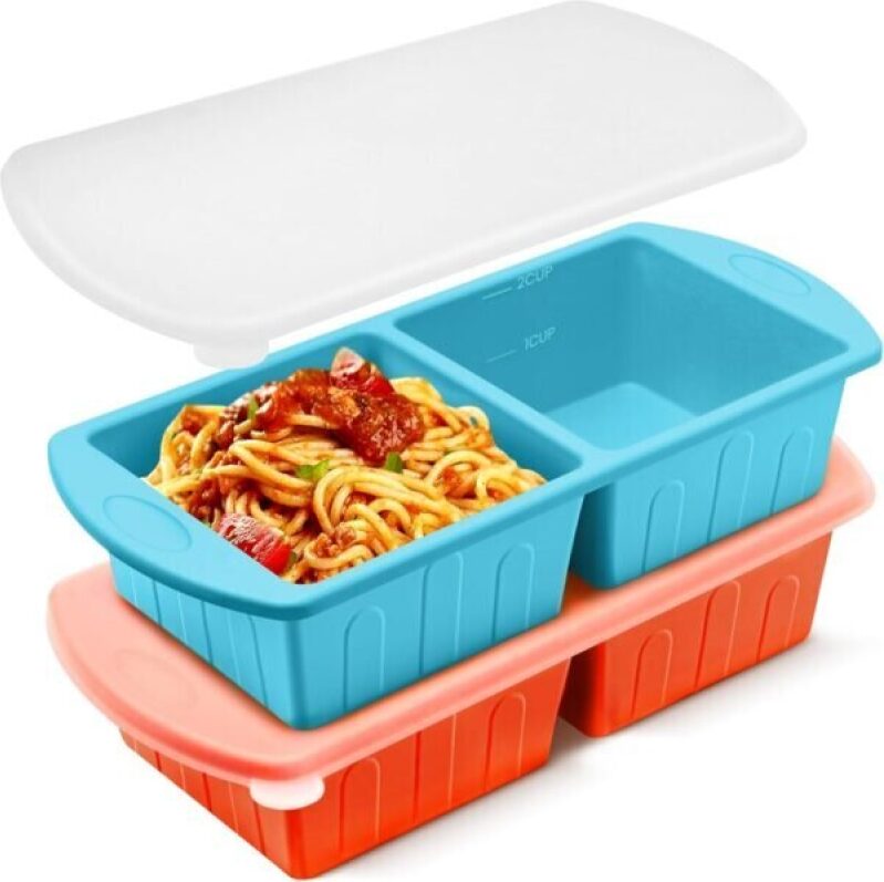 Dual Compartment Meal Prep Containers - Perfect for Busy Lifestyles