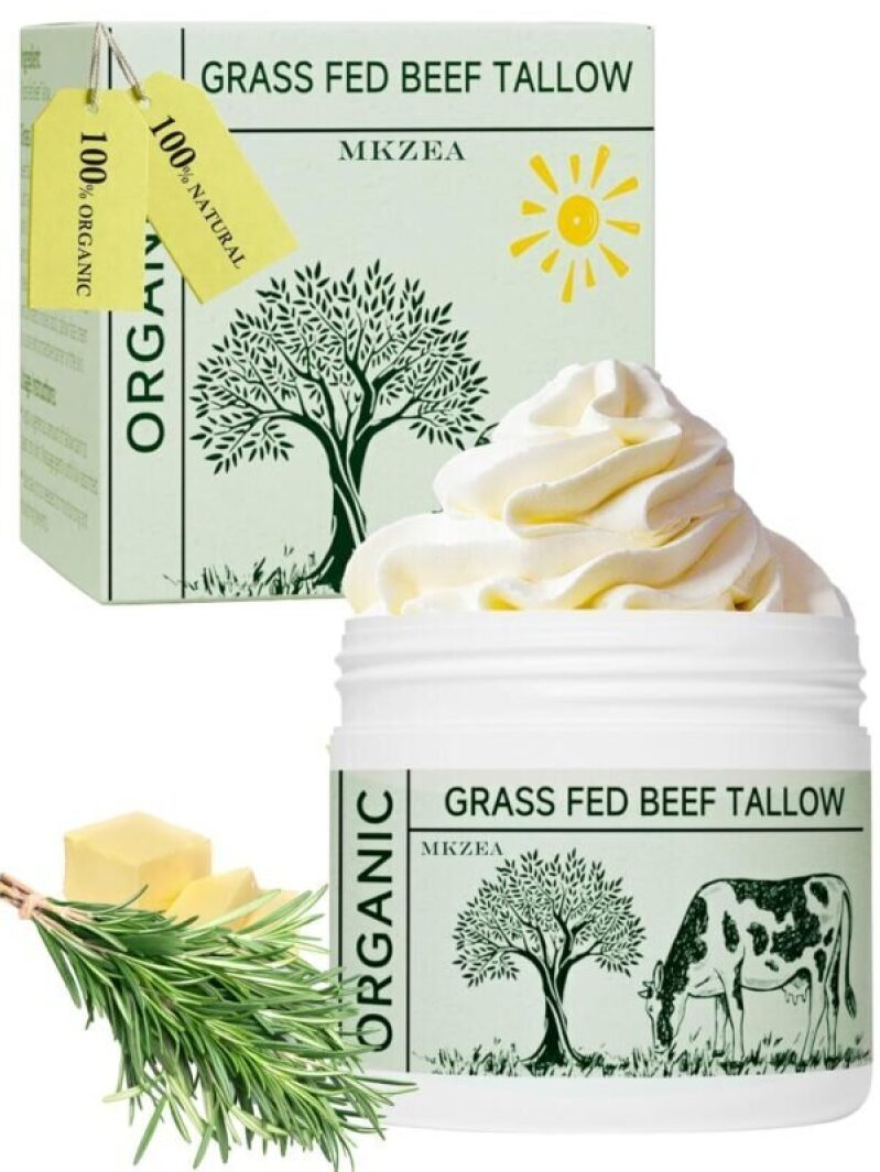 Premium Grass Fed Beef Tallow for Skincare - Natural and Organic
