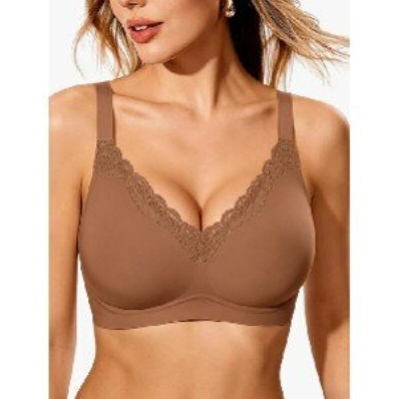 HORISUN Women's Seamless Lace Bra