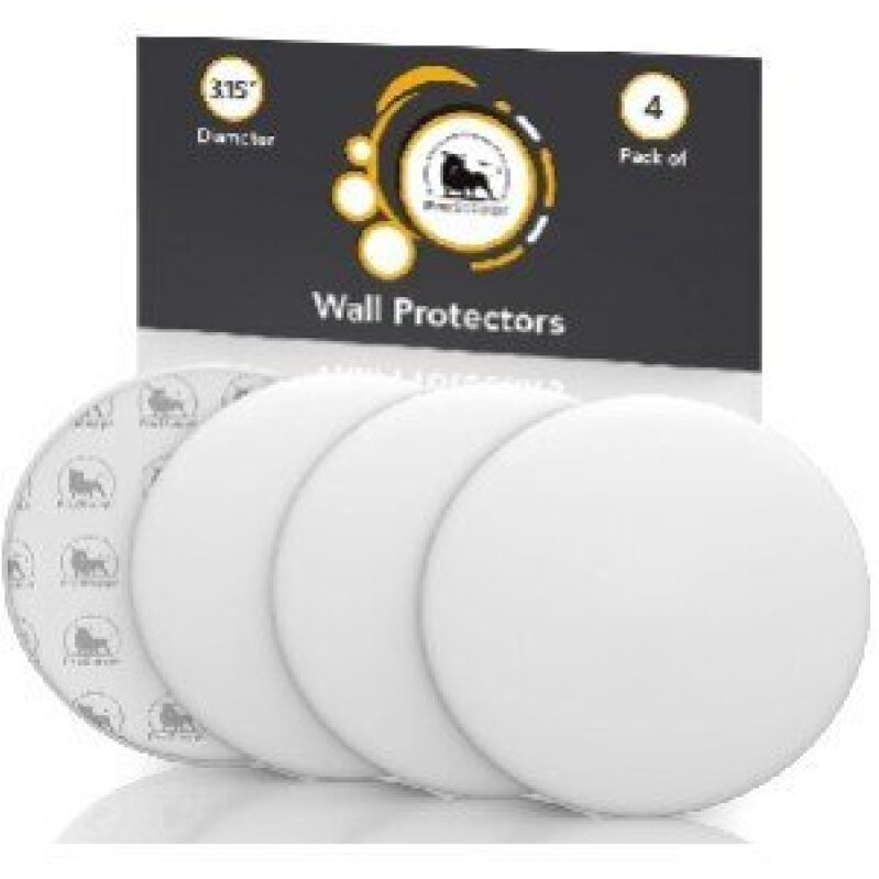 Silicone Wall Protectors - Durable, Easy to Install 4-Pack