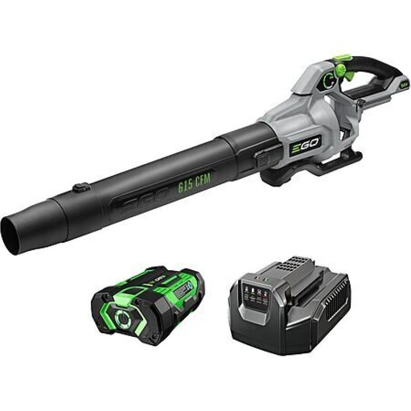 Powerful EGO 56V Leaf Blower: 615-CFM, 170-MPH, 2.5Ah Battery & Charger